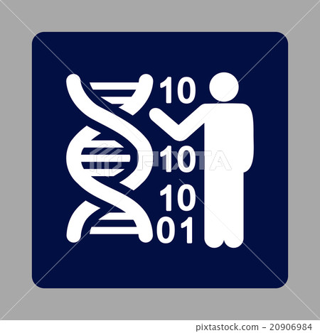 DNA Code Report Rounded Square Button 20906984