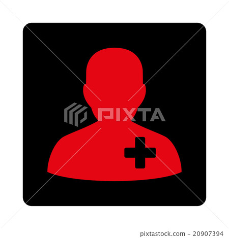 Medical Volunteer Flat Button Medical Volunteer Flat Button 20907394