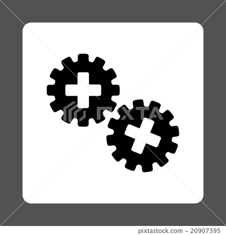 Medical Gears Flat Button 20907395