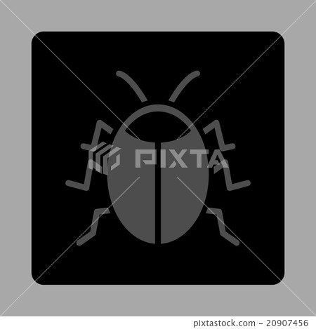 Insect Rounded Square Button - Stock Illustration [20907456] - PIXTA