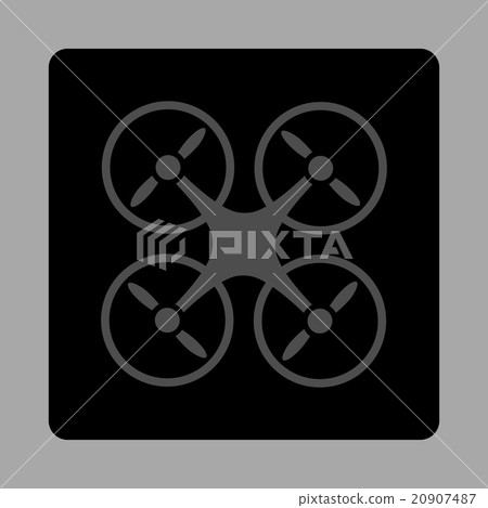 Quadcopter Rounded Square Button Quadcopter Rounded Square Button 20907487