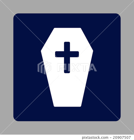 Coffin Rounded Square Button Coffin Rounded Square Button 20907507