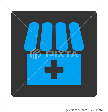 Hospital Flat Button Hospital Flat Button 20907616