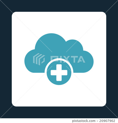 Cloud Medicine Flat Button Cloud Medicine Flat Button 20907902