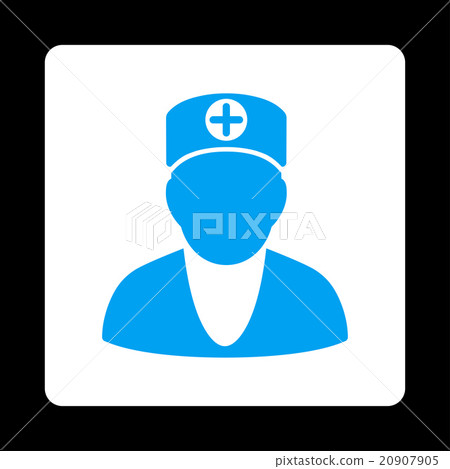 Doctor Flat Button 20907905