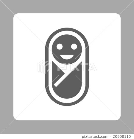 Newborn Rounded Square Button 20908110