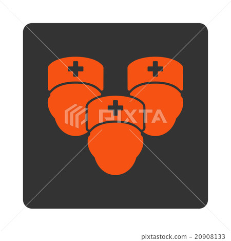 Medical Staff Flat Button 20908133