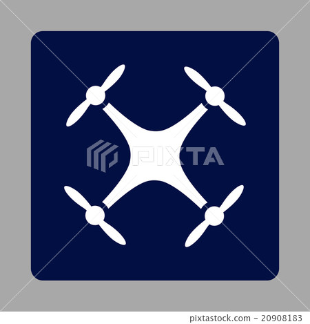 Air Copter Rounded Square Button 20908183