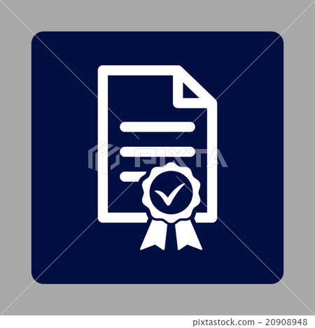 Certified Rounded Square Button Certified Rounded Square Button 20908948
