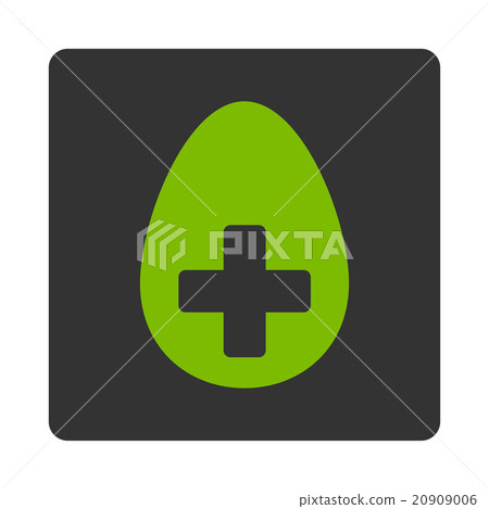 Plus Egg Flat Button 20909006