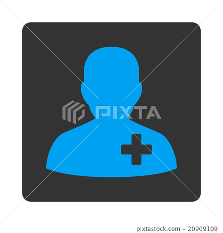 Medical Volunteer Flat Button 20909109