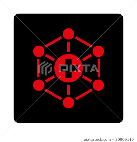 Medical Network Flat Button 20909110