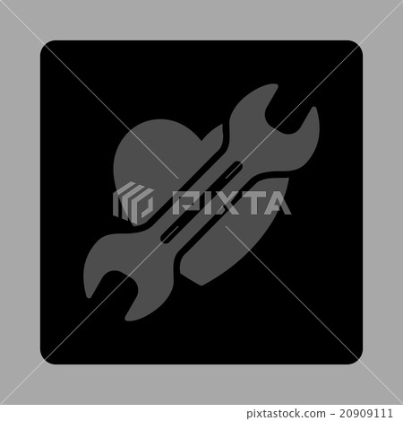 Heart Surgery Rounded Square Button Heart Surgery Rounded Square Button 20909111