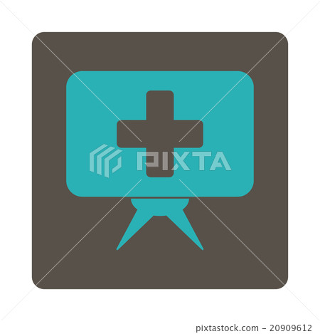 Healthcare Presentation Flat Button Healthcare Presentation Flat Button 20909612