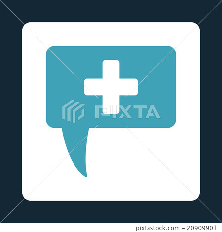 Medical Answer Flat Button 20909901