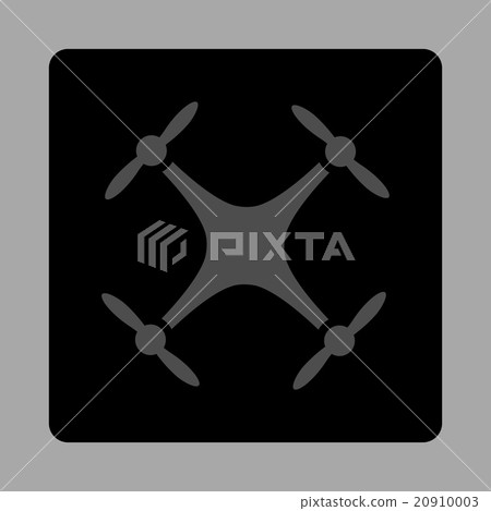 Drone Rounded Square Button 20910003