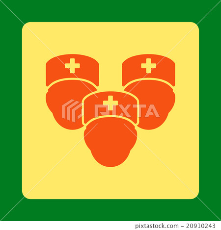 Medical Staff Flat Button Medical Staff Flat Button 20910243