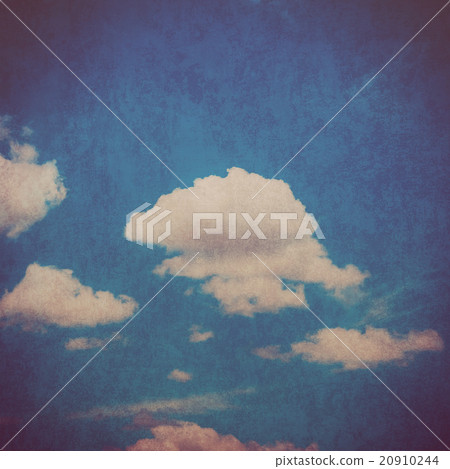 White clouds in blue sky vintage White clouds in blue sky vintage 20910244