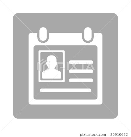 Personal Badge Rounded Square Button Personal Badge Rounded Square Button 20910652