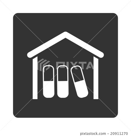 Pharmaceutical Garage Flat Button 20911270