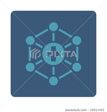 Medical Network Flat Button Medical Network Flat Button 20911491