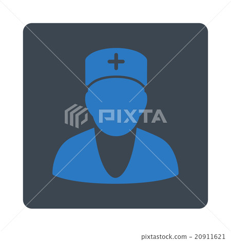 Doctor Flat Button 20911621