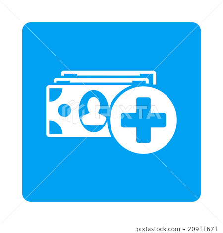 Medical Expences Flat Button Medical Expences Flat Button 20911671