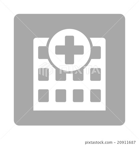 Hospital Flat Button Hospital Flat Button 20911687