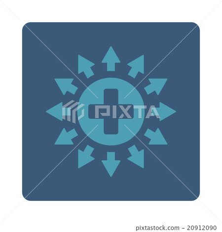 Pharmacy Distribution Flat Button 20912090