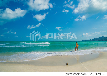 koh Samui beach and tropical sea 20912932