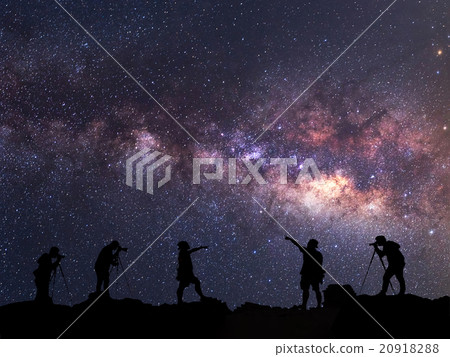 Star-catcher is standing next to the Milky Way Star-catcher is standing next to the Milky Way 20918288