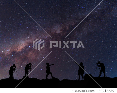 Star-catcher is standing next to the Milky Way Star-catcher is standing next to the Milky Way 20918289
