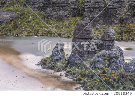 Bizarre ancient rocks,Roraima tepui - Venezuela, 20918349