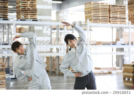 Logistics warehouse Working people 20918851