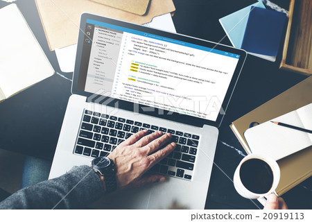 Php Programming Html Coding Cyberspace Concept 20919113
