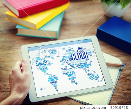 Link Cloud Computing Technology Data Information Concept 20919738