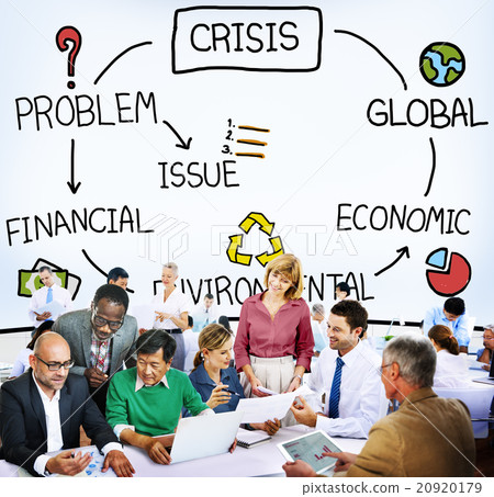 Crisis Economic Environmental Finance Global Concept 20920179
