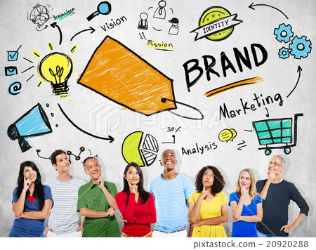 Diverse People Thinking Planning Marketing Brand Concept 20920288