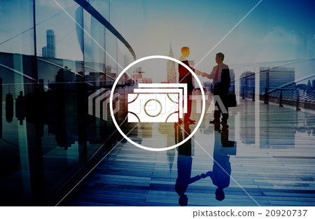 Cash Money Notes Financial Icon Concept 20920737