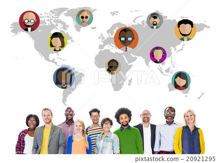 Global Community World People Social Networking Connection Conce 20921295