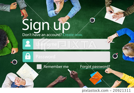 Sign Up Register Online Internet Web Concept Sign Up Register Online Internet Web Concept 20921311