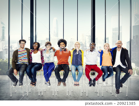 Friends Friendship Sitting Togetherness Fun Concept Friends Friendship Sitting Togetherness Fun Concept 20921385