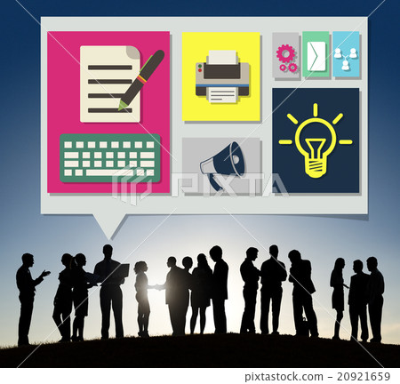 Content Connect Social Media Data Blog Concept 20921659