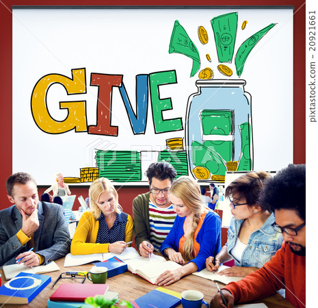 Give Help Donation Charity Volunteer Concept 20921661
