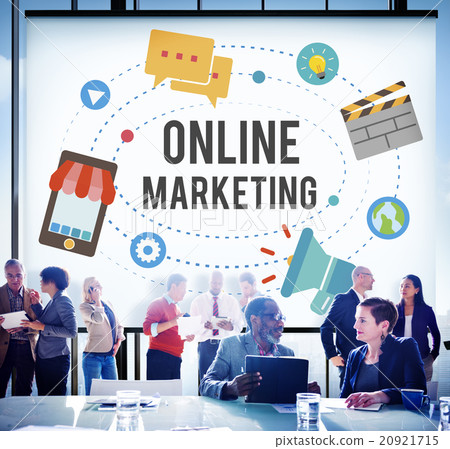 Online Marketing Promotion Campaign Technology Concept Online Marketing Promotion Campaign Technology Concept 20921715