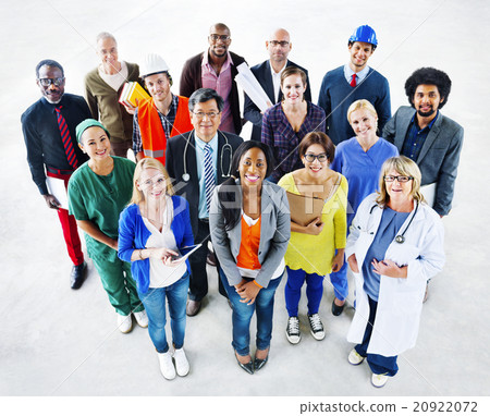 Group of Diverse Multiethnic People Various Jobs Concept 20922072