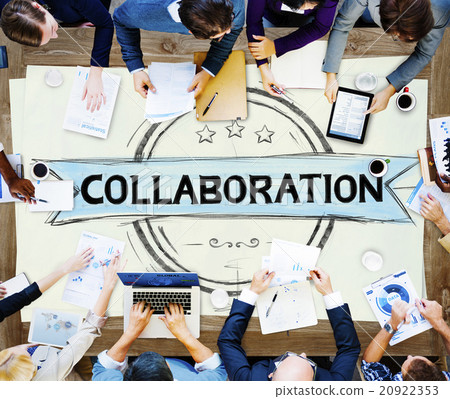 Collaboration Cooperation Partnership Corporate... - Stock Photo ...