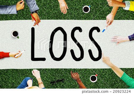Loss Deduct Recession Debt Finance Bankruptcy Cocept Loss Deduct Recession Debt Finance Bankruptcy Cocept 20923224