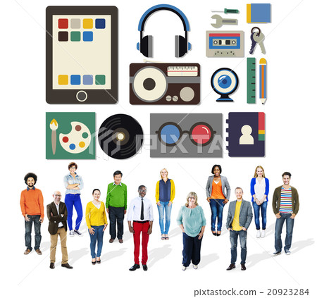 Media Movies Radio Music Tools Concept 20923284