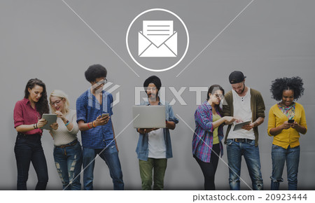 Email Message Icon Communication Letter Concept Email Message Icon Communication Letter Concept 20923444